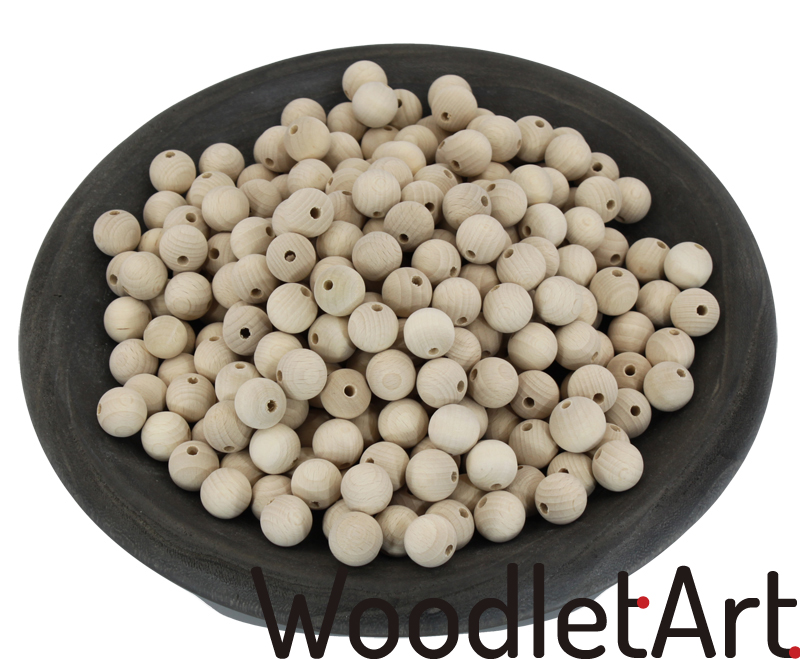 Drewniany koralik średnicy 16mm